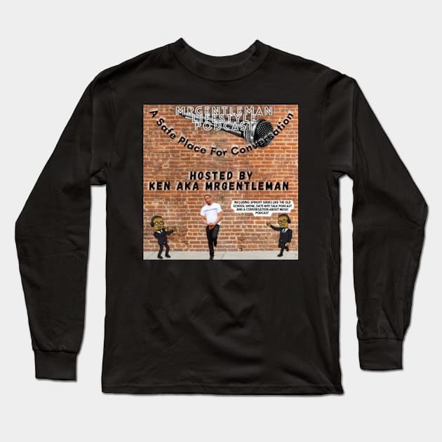 Official MrGentleman Lifestyle Podcast Logo Long Sleeve T-Shirt by  MrGentleman Lifestyle Podcast Store